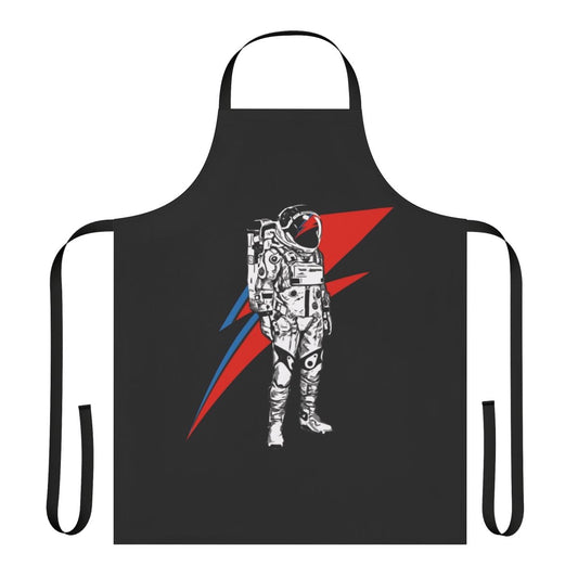 Custom apron featuring iconic David Bowie imagery and references