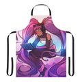 Custom made apron featuring the character Entrapta from the cartoon series.