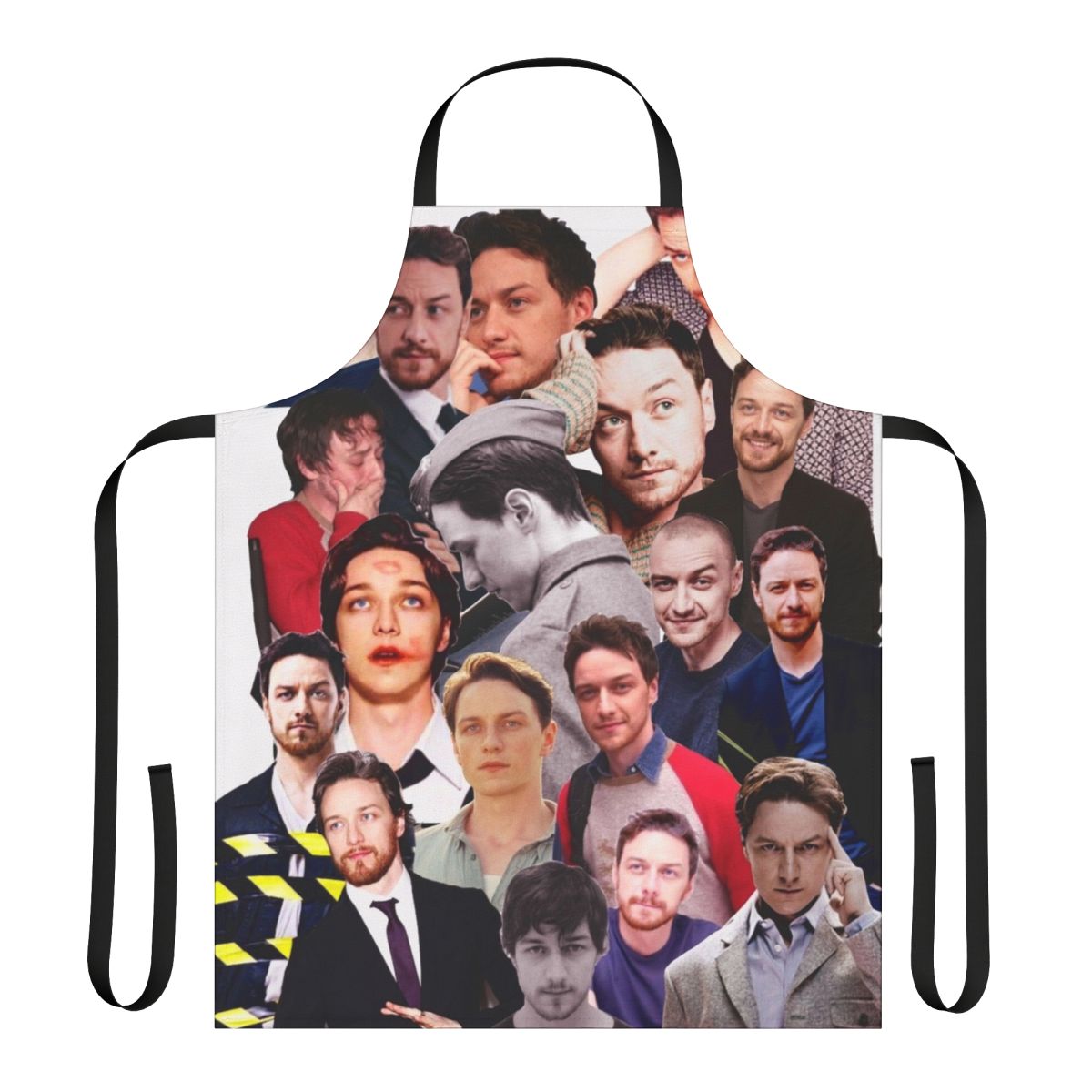 Custom apron featuring James McAvoy's likeness