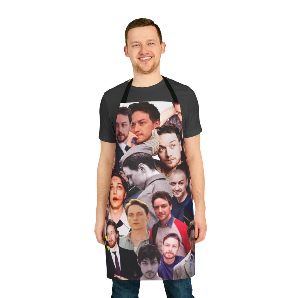 Custom apron featuring James McAvoy's likeness