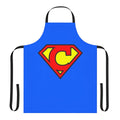Custom apron featuring the letter C in a super hero design