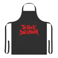 Custom printed apron featuring a metal band design