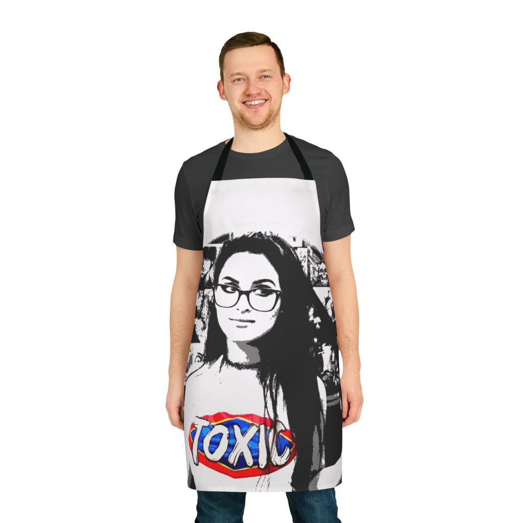 Sssniperwolf-themed cooking apron for gaming and YouTube fans