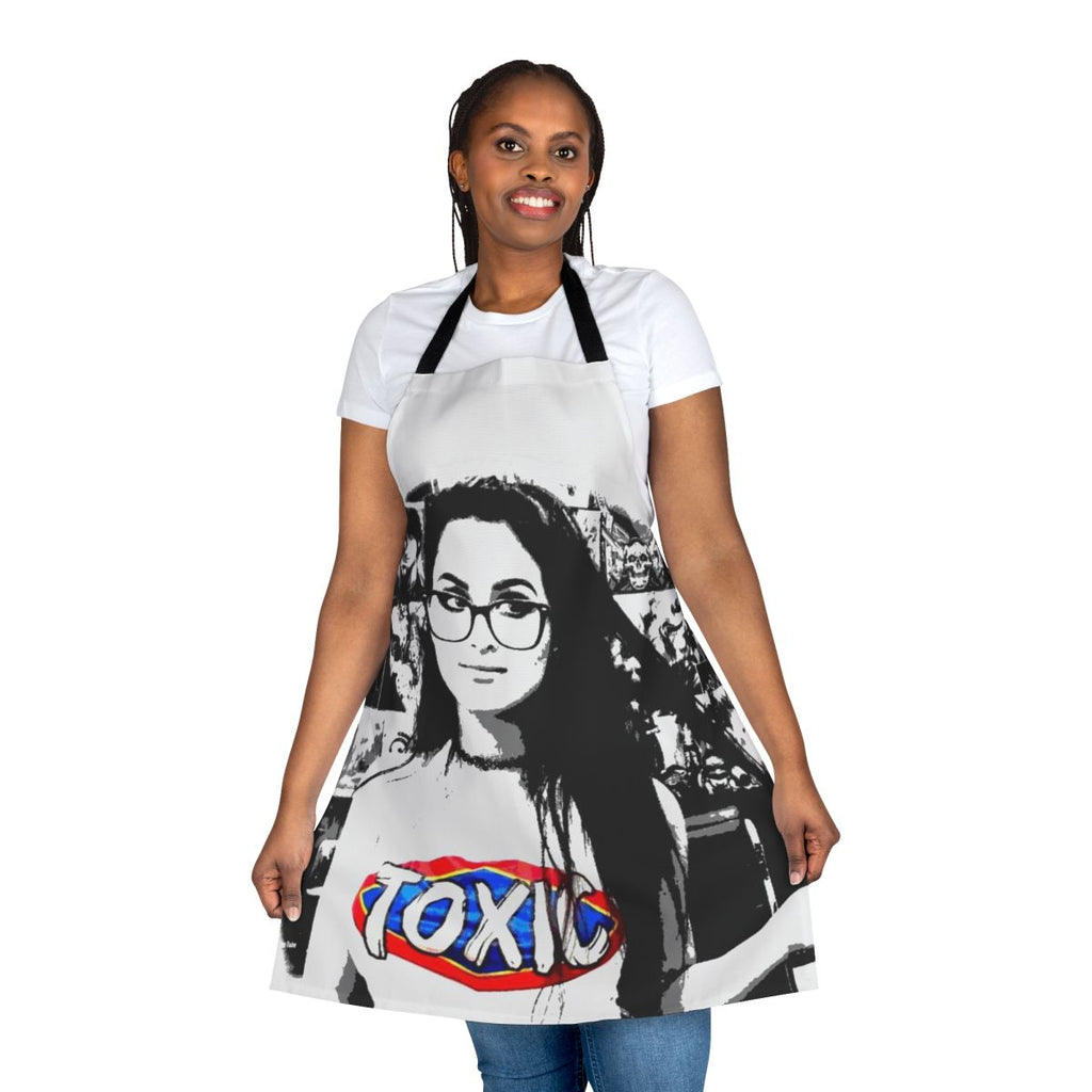 Sssniperwolf-themed cooking apron for gaming and YouTube fans