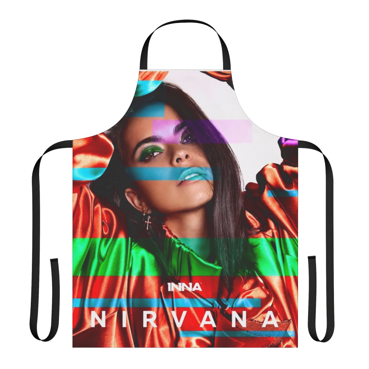 Custom t-shirt apron with a unique design for home cooks and chefs