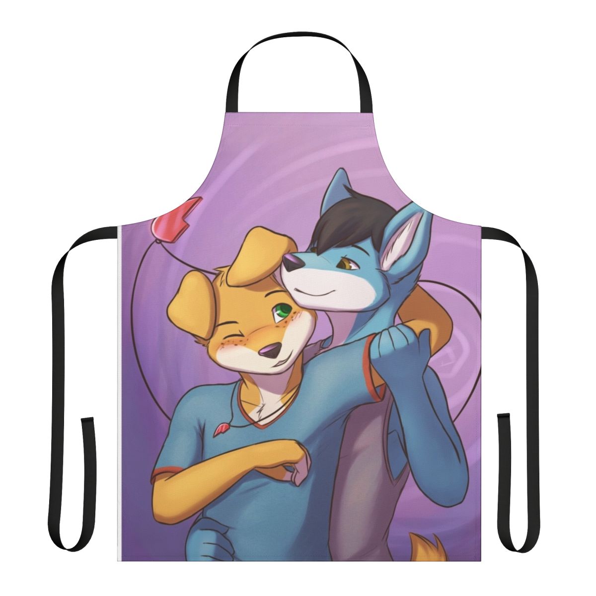 A high-quality apron featuring the "Weekend 1" cover art illustration.