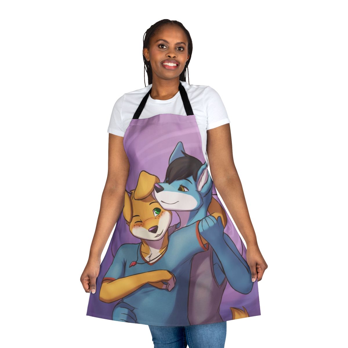 A high-quality apron featuring the "Weekend 1" cover art illustration.