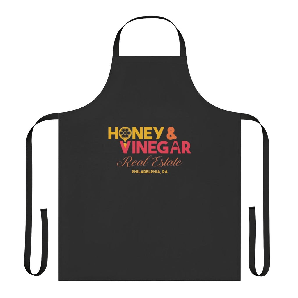 Honey vinegar themed apron with real estate design