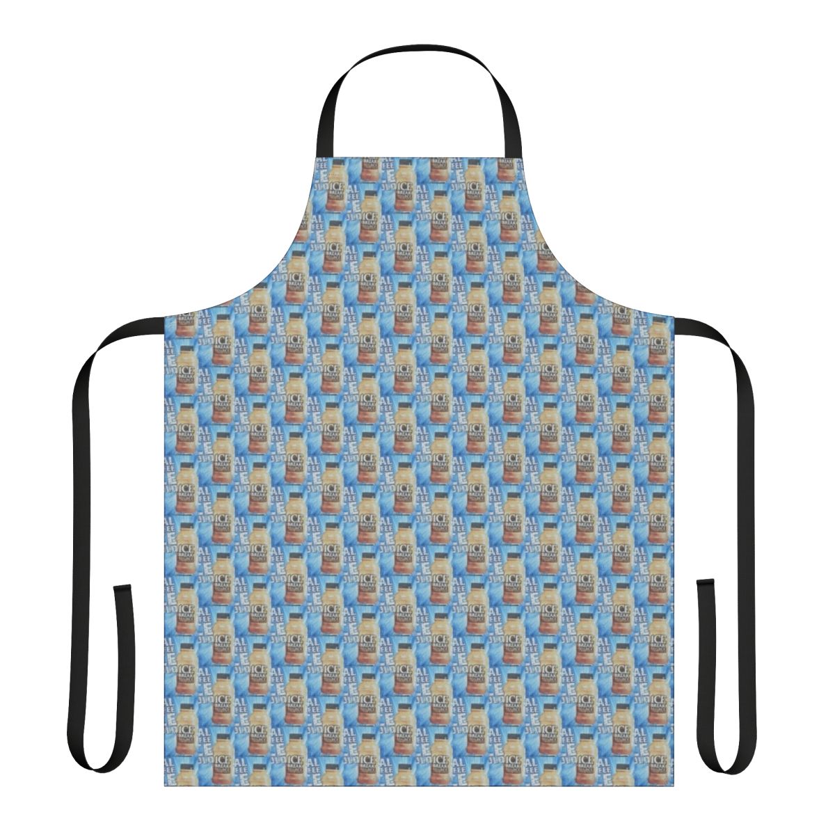 Personalized iced coffee apron for baristas and coffee lovers