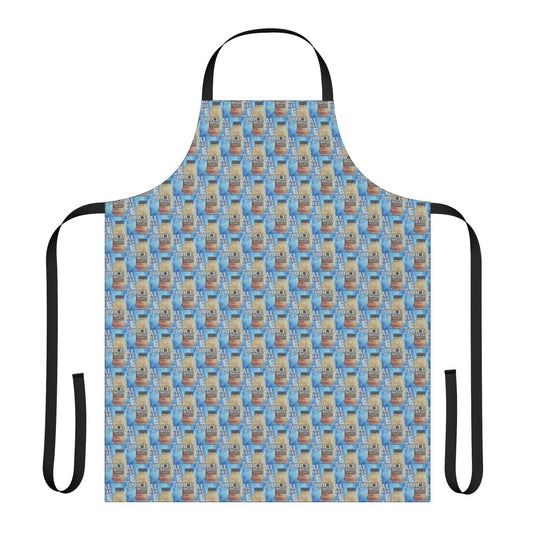 Personalized iced coffee apron for baristas and coffee lovers