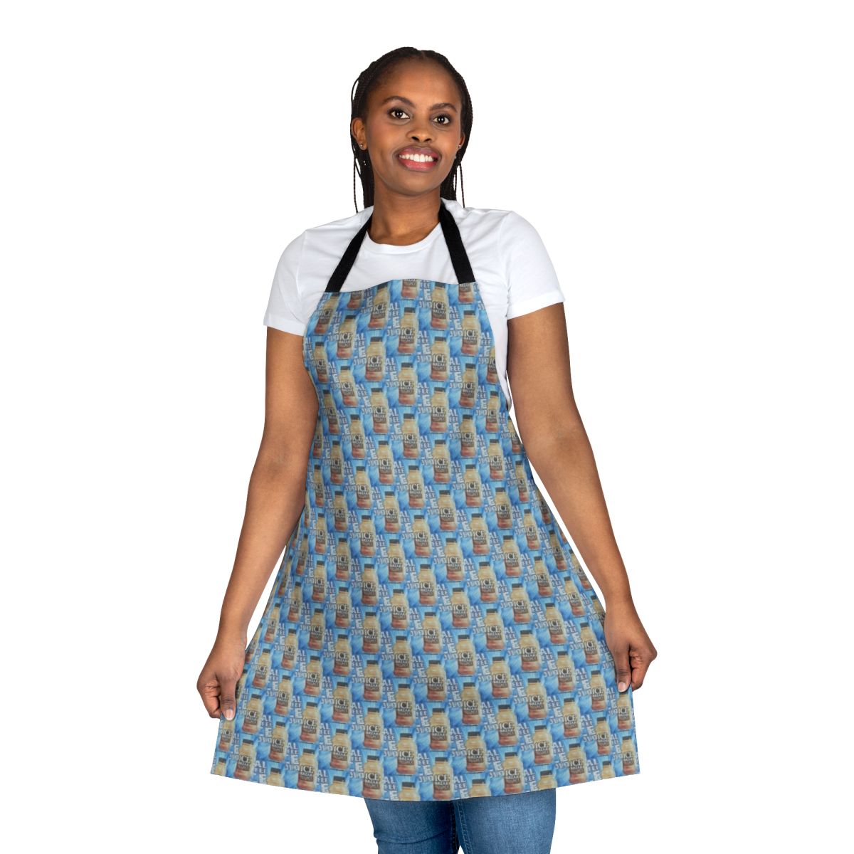Personalized iced coffee apron for baristas and coffee lovers
