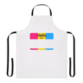 Retro-style apron with blank name tag, inspired by the iconic Pan American Airways brand