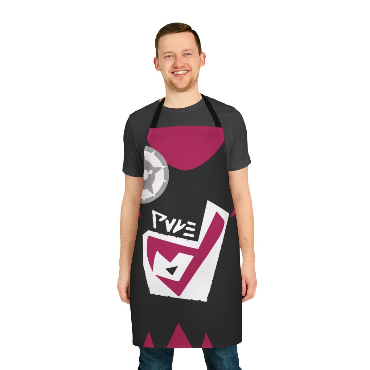 Team Yell cosplay apron with customizable design for anime cosplaying