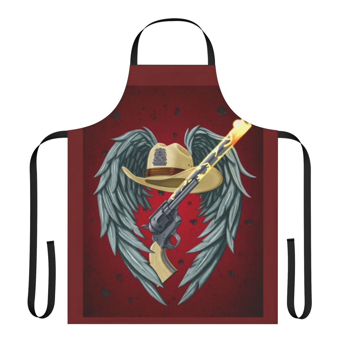 Personalized apron featuring Wynonna Earp and Wayhaught characters