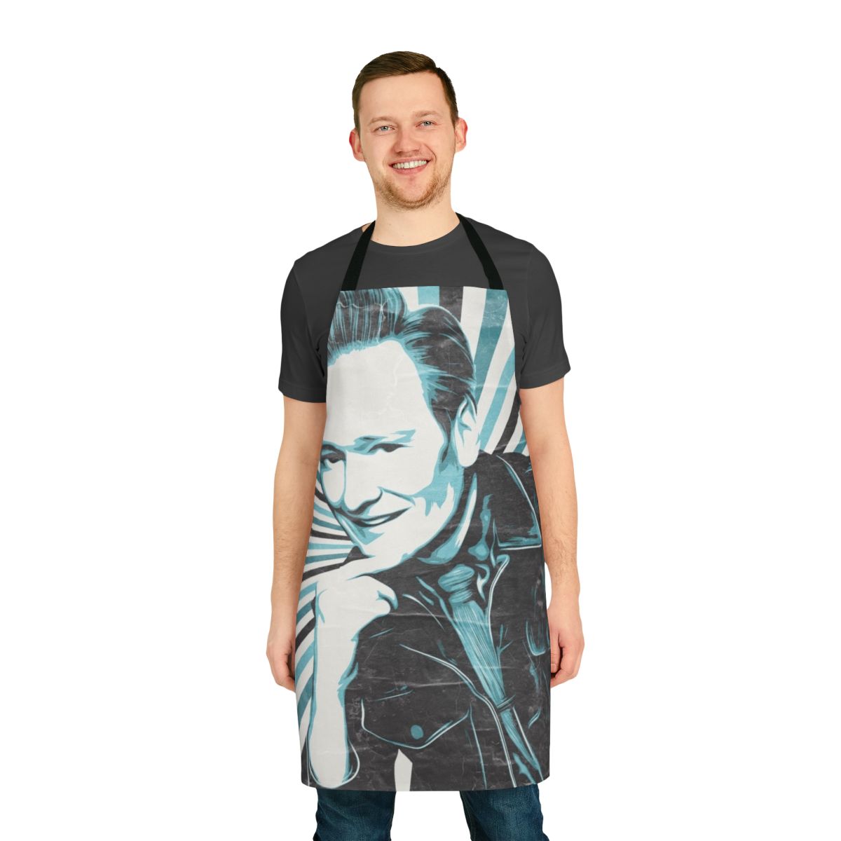Custom apron featuring Team Coco vector art design