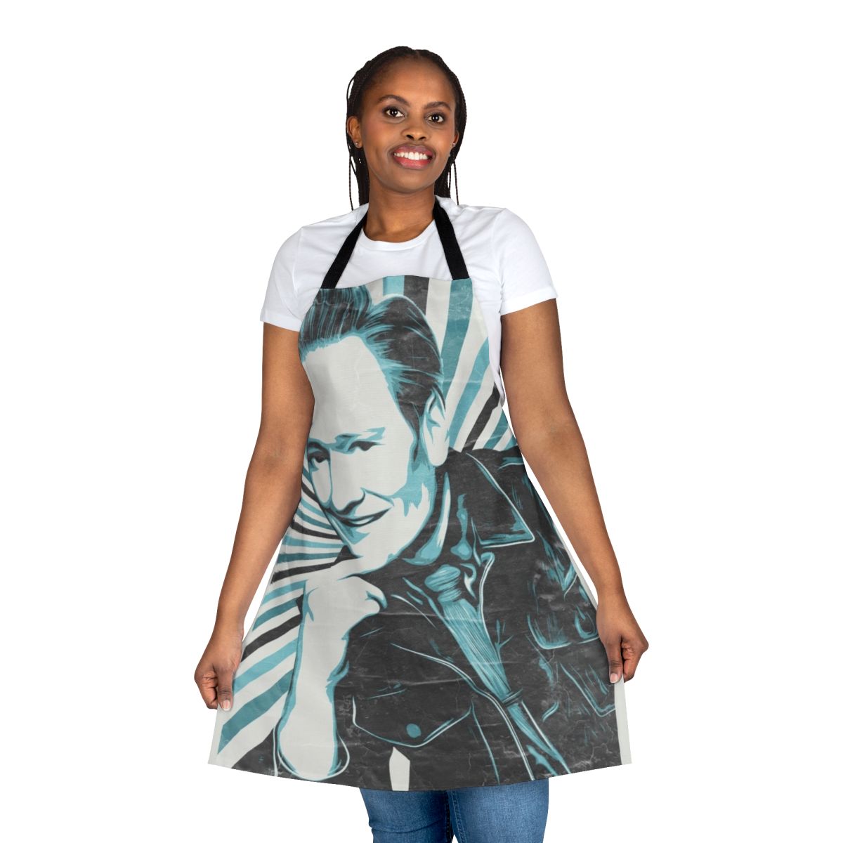 Custom apron featuring Team Coco vector art design
