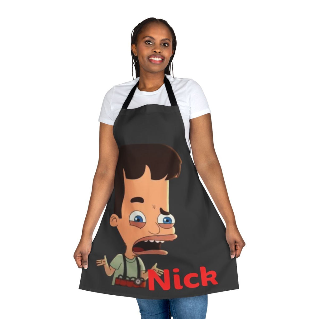 Big Mouth Netflix Fan Art Apron with Custom Design