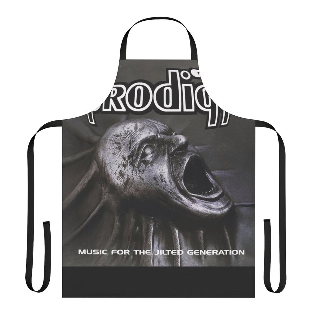 Customized apron featuring the iconic album "Music for the Jilted Generation"