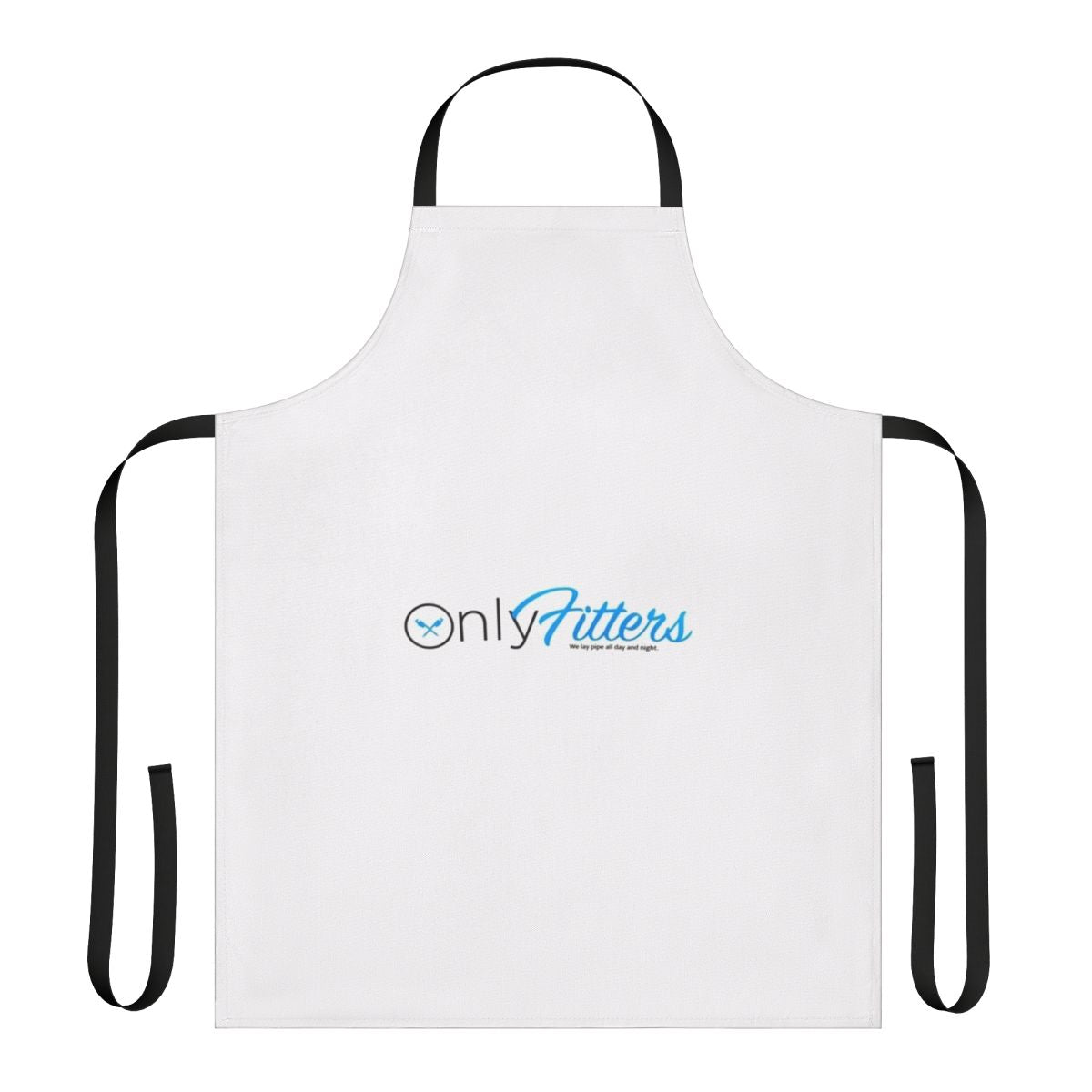 Customized apron featuring a humorous design for pipe fitters and plumbers
