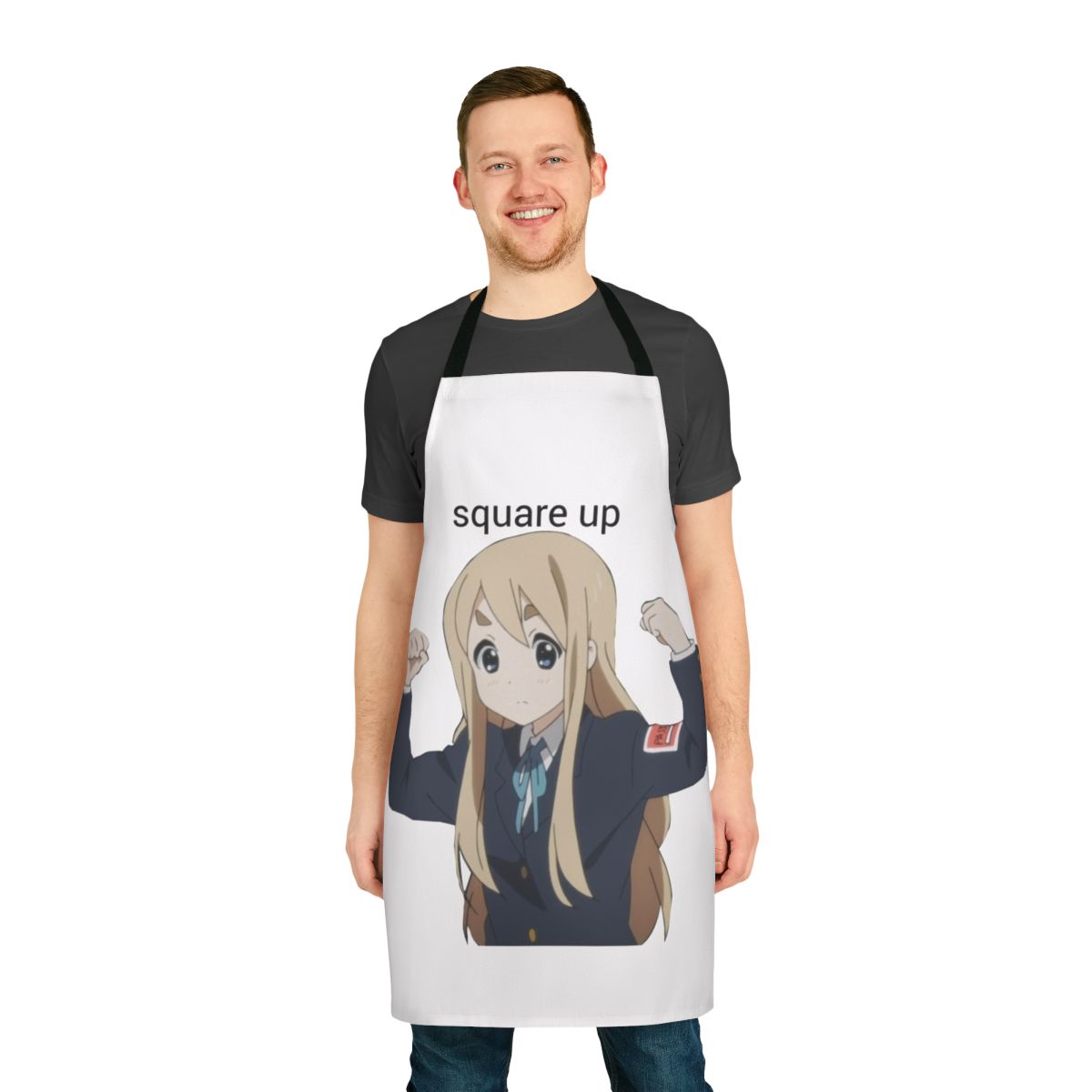 Mugi Square Up Apron featuring the character Tsumugi Kotobuki from the anime K-On!