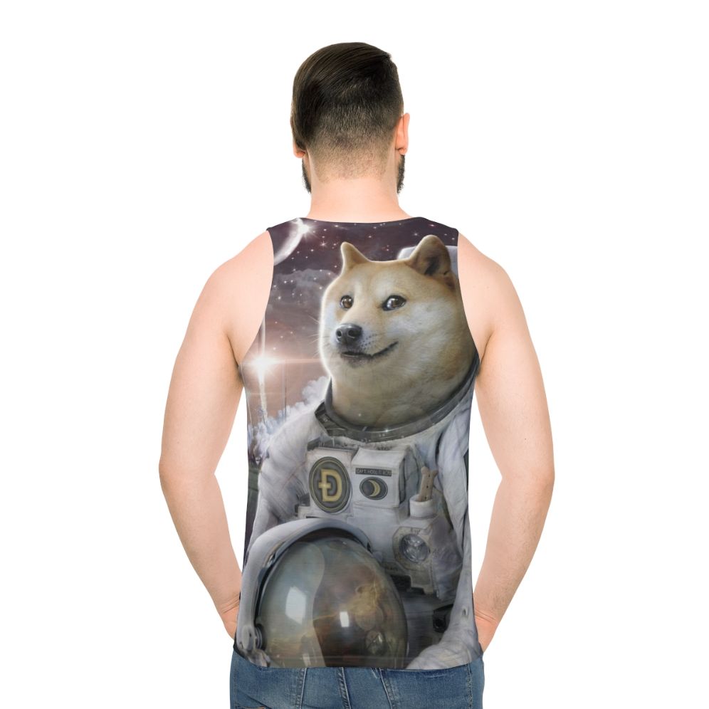 Cute Astronaut Doge Unisex Tank Top