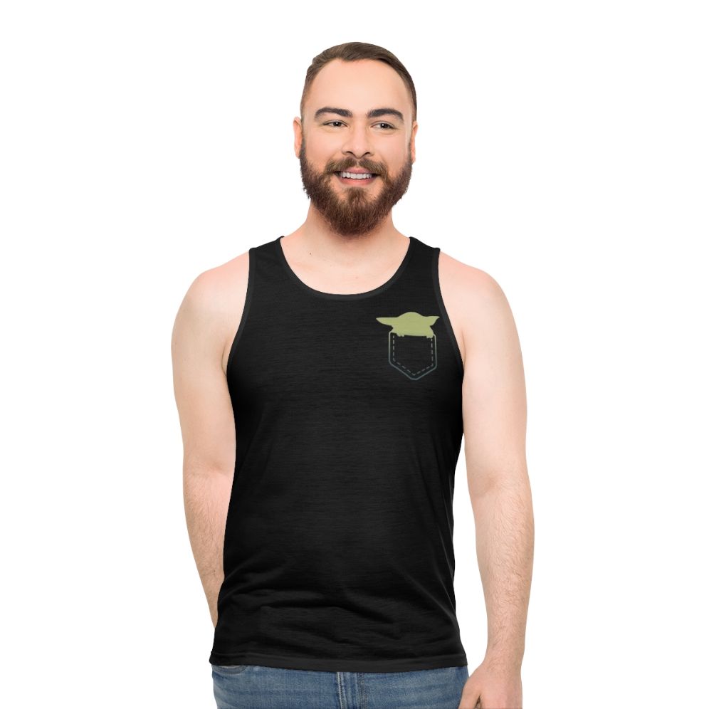 Cute Baby Yoda Star Wars Unisex Tank Top