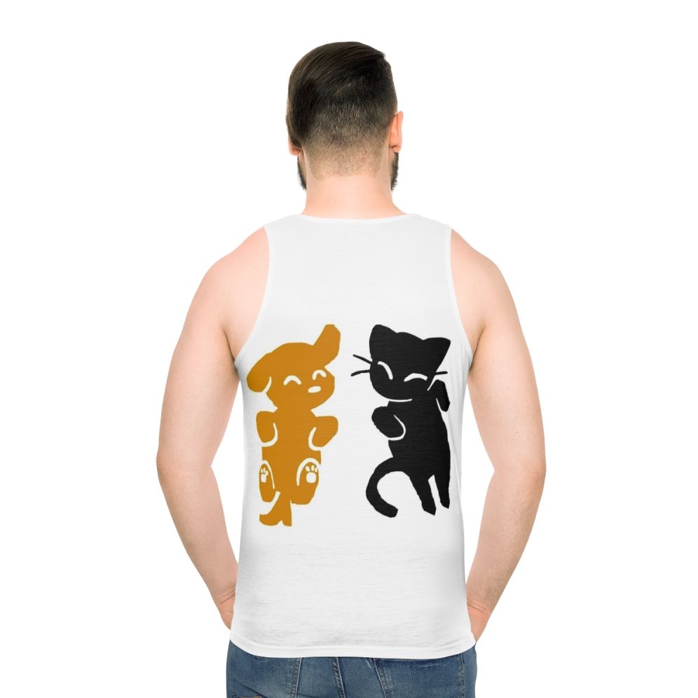 Cute Cat and Dog Unisex Tank Top
