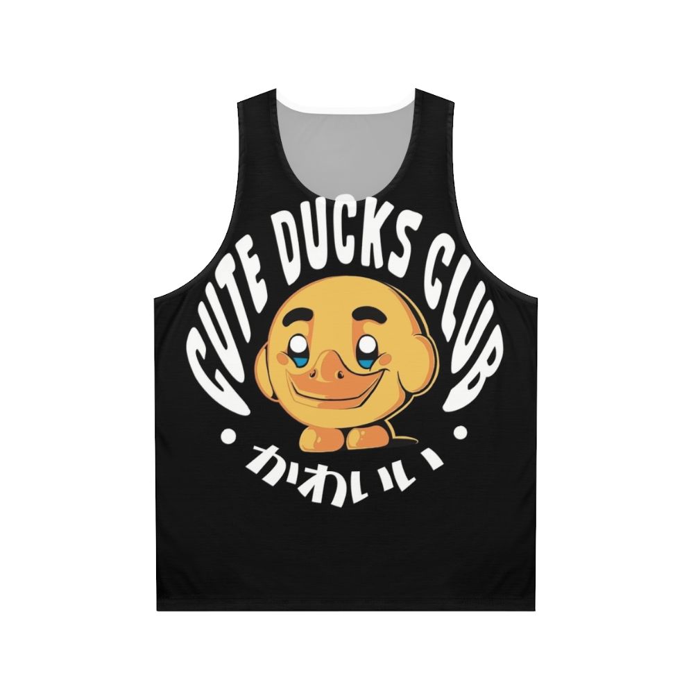 Cute ducks unisex tank top