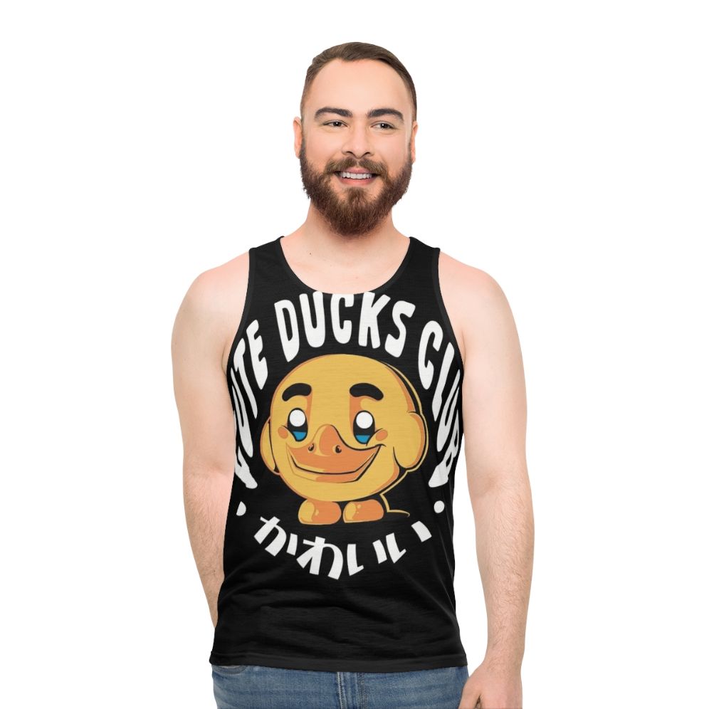 Cute ducks unisex tank top