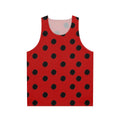 Cute ladybug unisex tank top