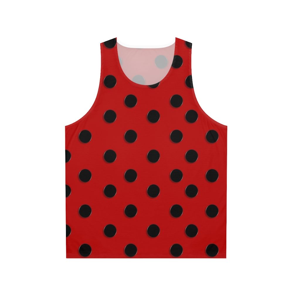 Cute ladybug unisex tank top