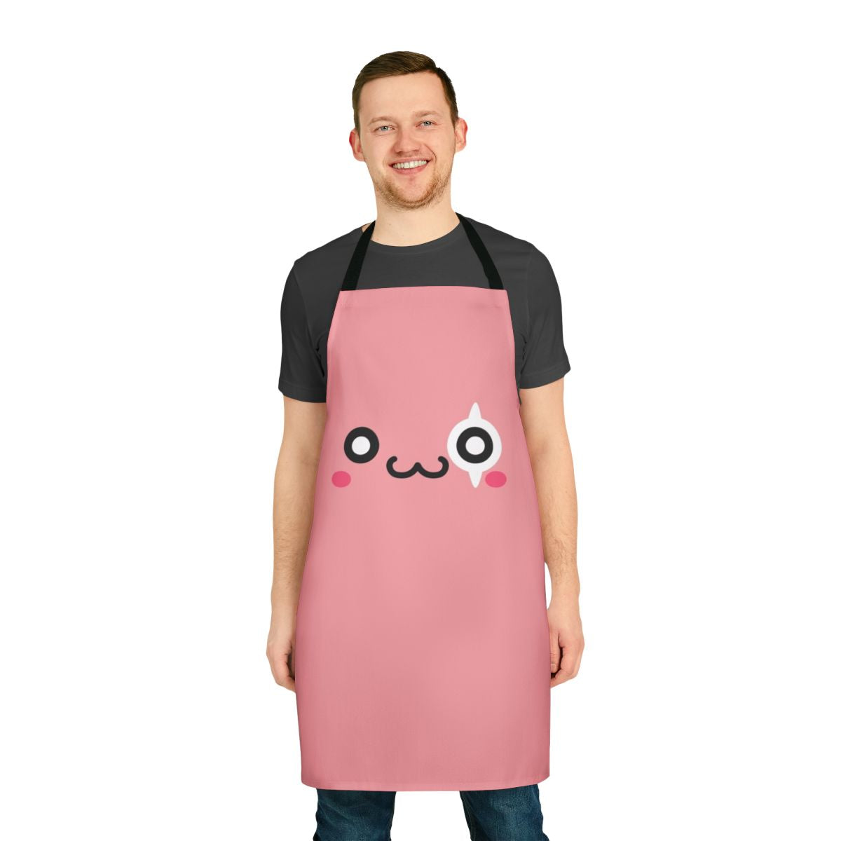 Maplestory-themed pink bean apron with a cute and whimsical design