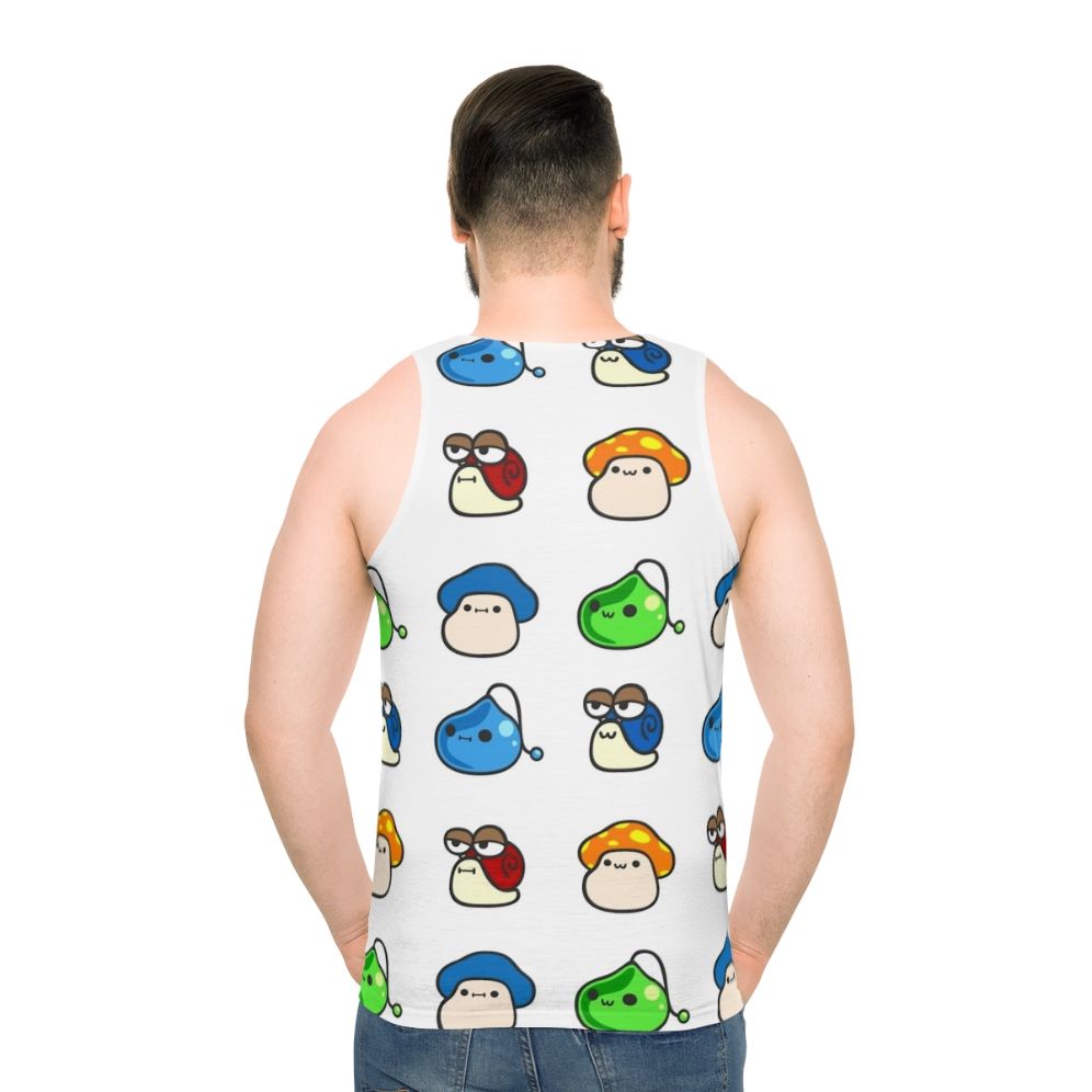 Cute mini maple friends gaming unisex tank top