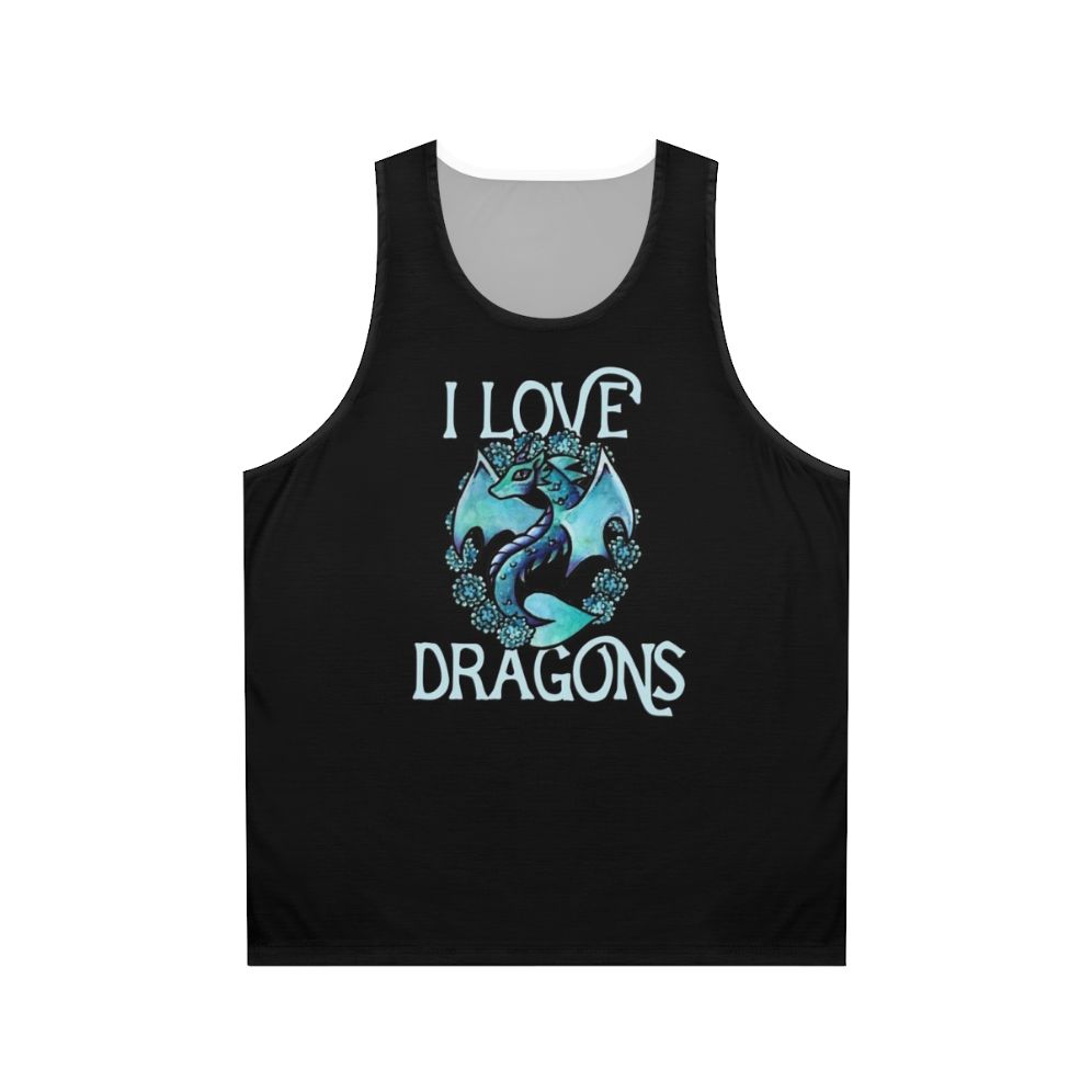 Cute purple dragon tank top for dragon lovers