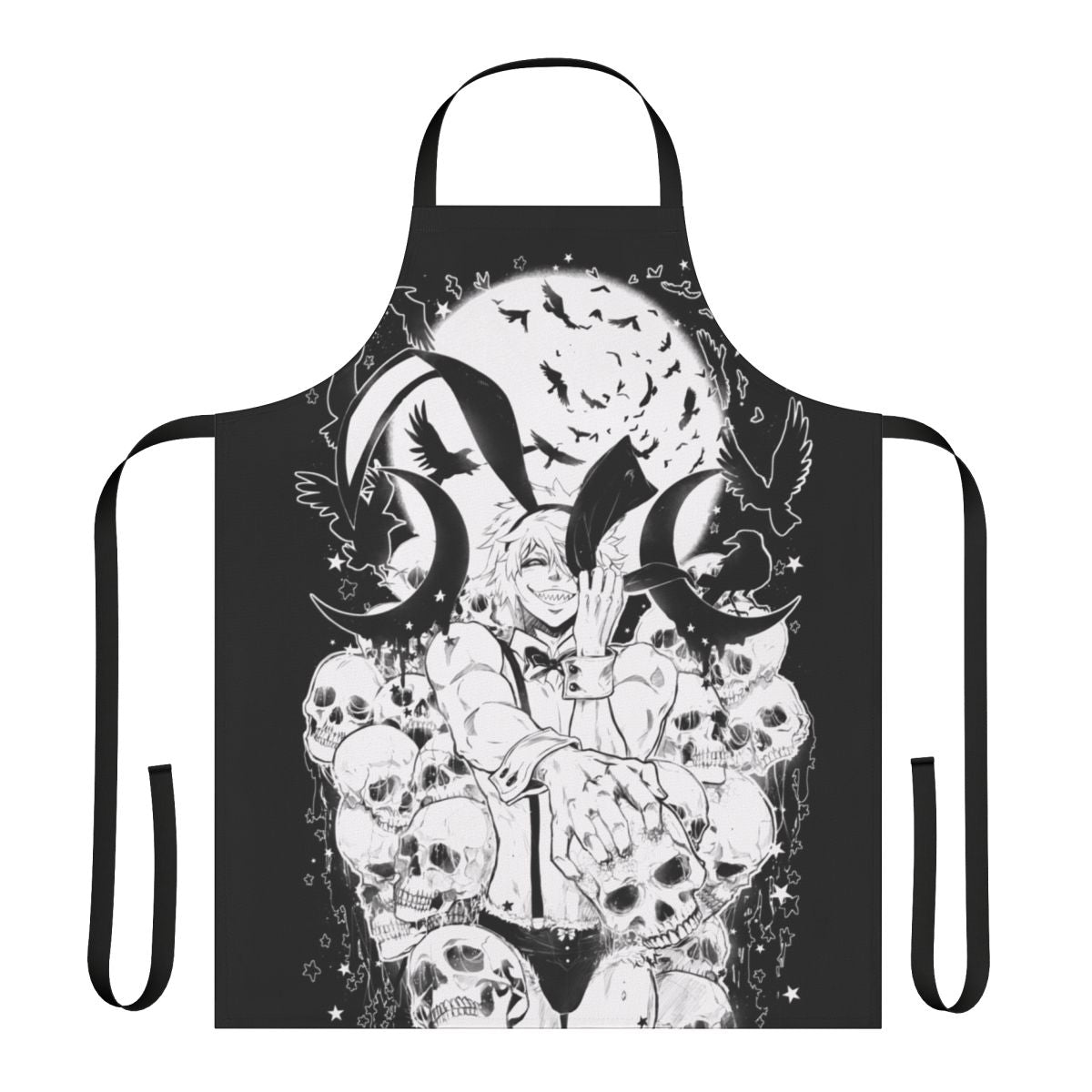Stylish and practical rabbit-themed apron perfect for the kitchen