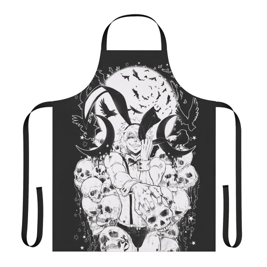 Stylish and practical rabbit-themed apron perfect for the kitchen