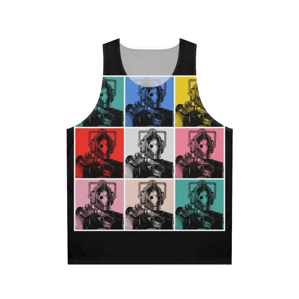 Cybermen Warhol Inspired Unisex Tank Top