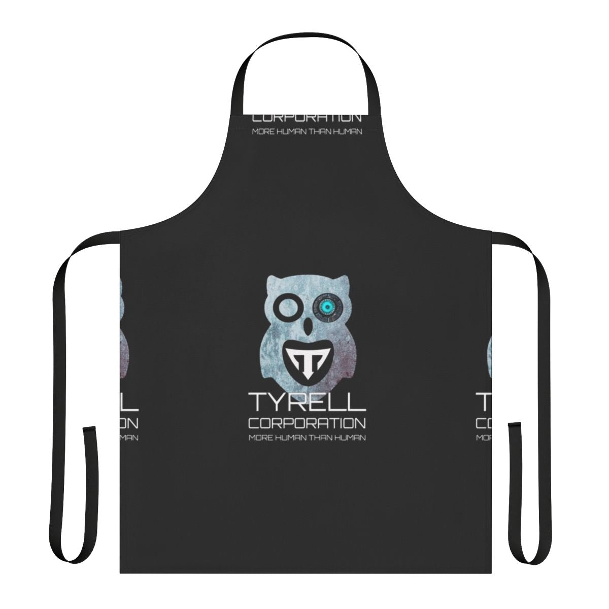 Cyberpunk dystopian apron inspired by the sci-fi classic Blade Runner