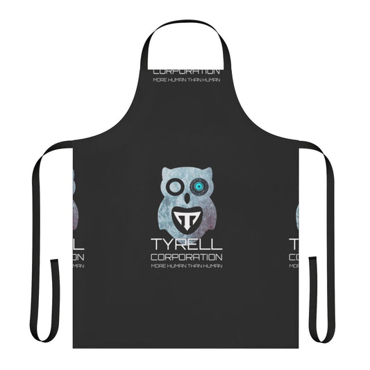 Cyberpunk dystopian apron inspired by the sci-fi classic Blade Runner