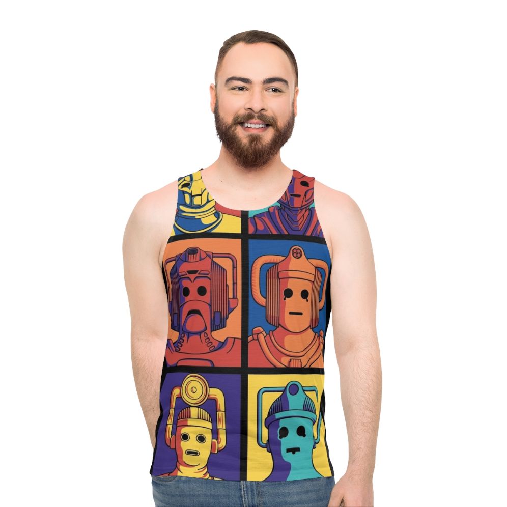 Cyberpunk Evolution Doctor Who Unisex Tank Top