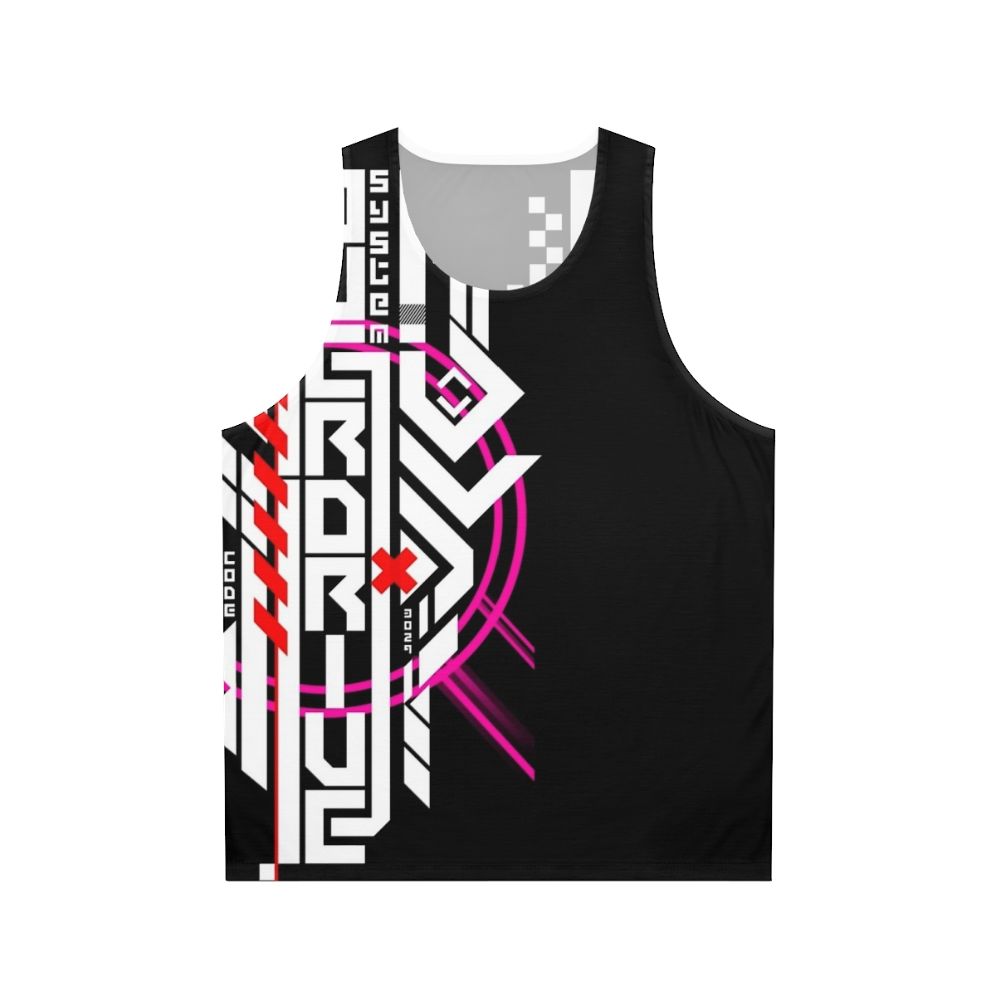 Cyberpunk futuristic unisex tank top