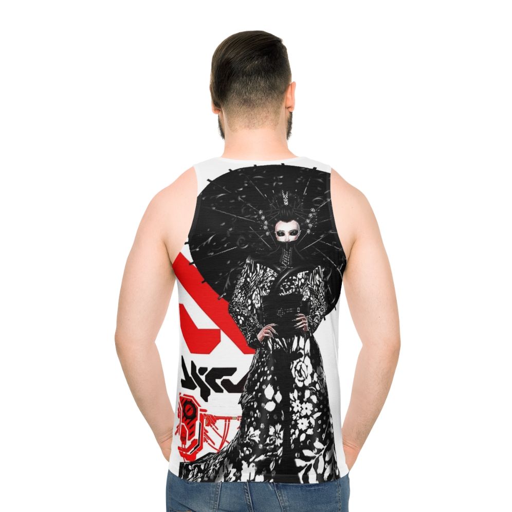 Cyberpunk futuristic unisex tank top