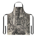 Cyberpunk-themed apron featuring Akira anime artwork