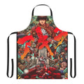 Cyberpunk-themed Akira apron with Neo Tokyo design