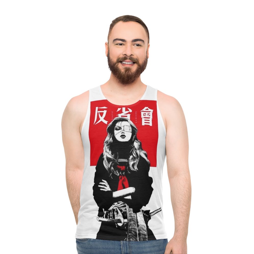 Cyberpunk Japanese urban style unisex tank top