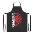 A stylish and durable apron featuring a cyberpunk samurai design, perfect for fans of anime, manga, and the cyberpunk genre.