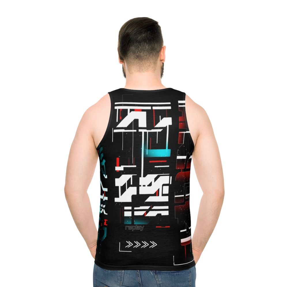 Cyberpunk tech wear unisex tank top
