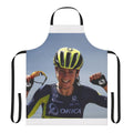 Cycling apron with an image of Annemiek Van Vleuten, a professional road racing cyclist