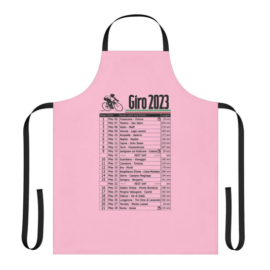 Giro d'Italia 2023 themed cycling apron for bike racing fans