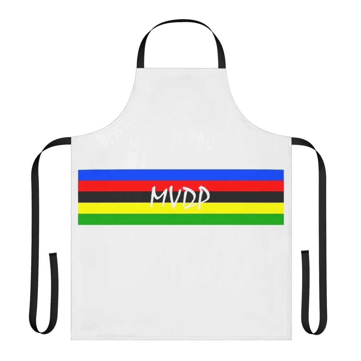 Cycling apron featuring world champion Mathieu Van Der Poel